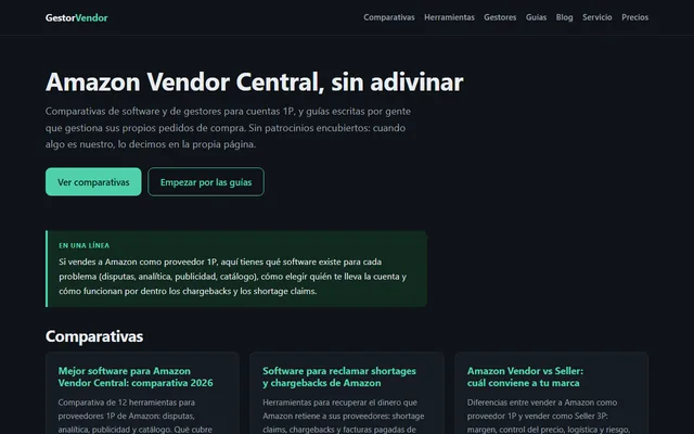 Portada de GestorVendor