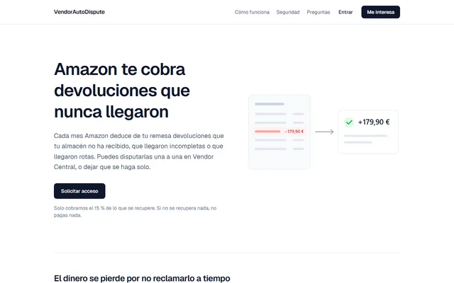 Portada de VendorAutoDispute