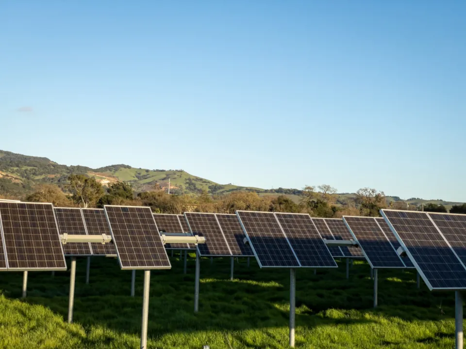 Campo de placas solares